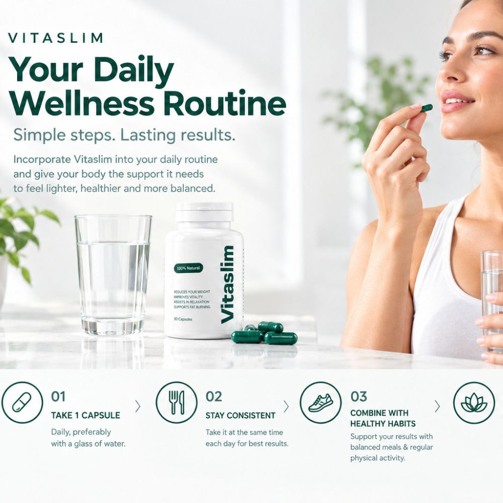 VitaSlim Natural Wellness Capsules | Botanical Formula for Active Lifestyle – 30 Capsules
